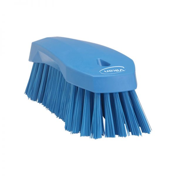 Vikan Hand Scrub Brush, Stiff Bristle, Medium, 200 mm