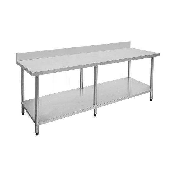 Bench WBB7-2400/A with Splash Back Stainless Steel